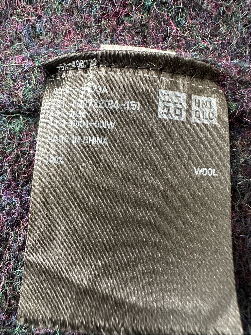 Uniqlo Hooded Knit Coat 100% Wool size Small - Picture 11 of 13
